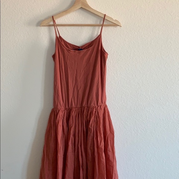 Zara basic | tank long dress in cotton - Picture 2 of 9
